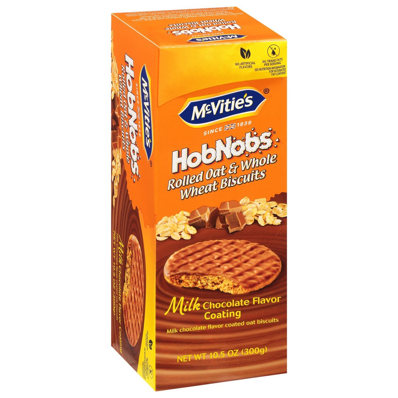 McVitie's Hobnobs Milk Chocolate Biscuits 10.5 Oz Box Default Title