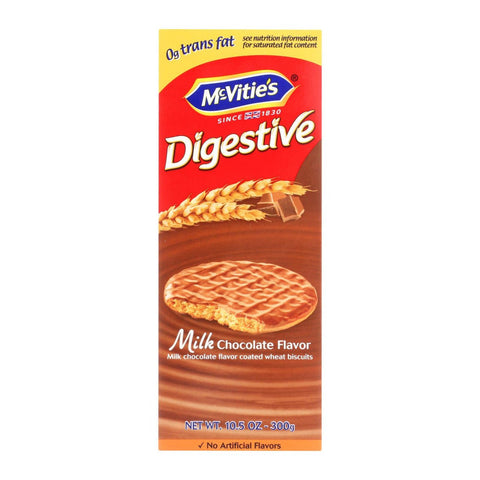 McVitie's Milk Chocolate Covered Digestive Wheat Biscuits 10.5 Oz Box 12ct Case Default Title