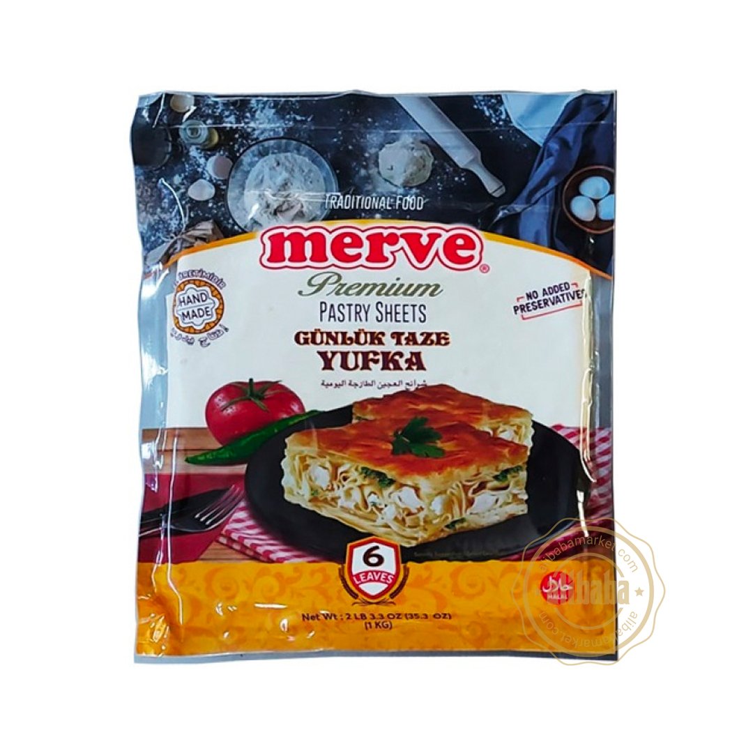 Merve Premium Gunluk Taze Yufka 1kg Default Title