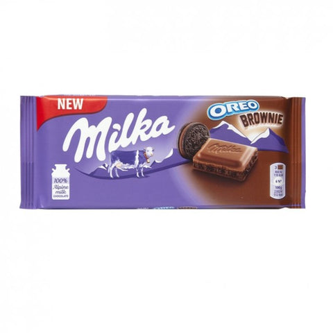 Milka Oreo Brownie Chocolate 100g Default Title