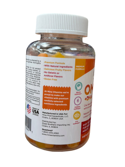 Mina Vitamins Halal Omega 3 + DHA6