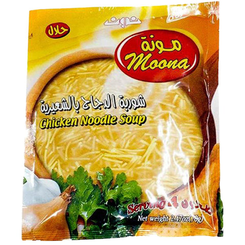 مونة Noon Moona Chicken Noodle Soup 70g Default Title