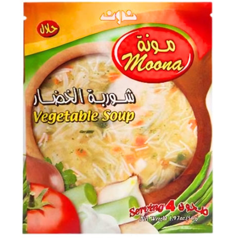 Moona Noon Curry Vegetable Soup 56g Default Title