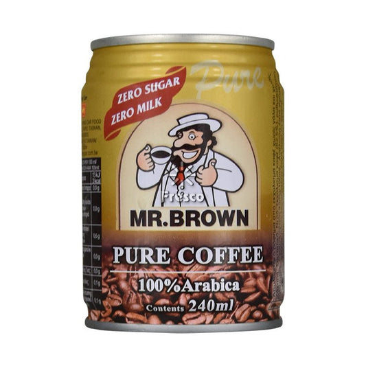 Mr Brown Pure Coffee - 240ml Default Title