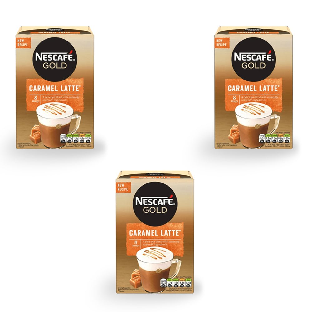 Nescafe Coffee – Gold Latte Caramel – 8 Sachets Default Title