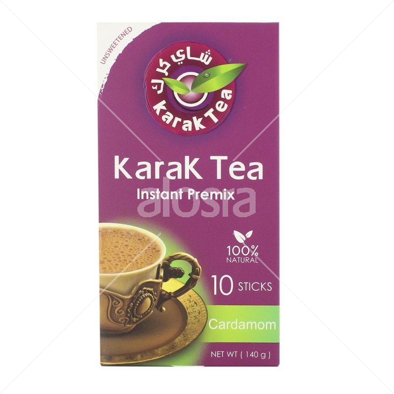 Not specified Karak Tea Instant Premix Cardamom Unsweetened 10X20g Default Title