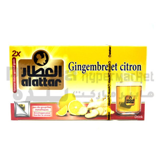 [object Object] Al Attar Ginger & Lemon 20 Tea Bags X2 Default Title