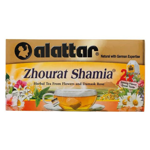 [object Object] Alattar Zhourat Shamia 20 Herbal Tea Bags 30 Gr Default Title