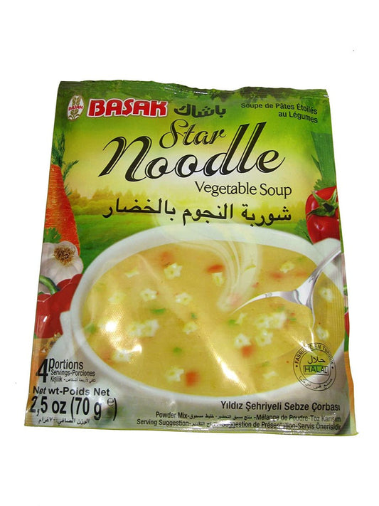 Ocfoodmarket Basak-Star Noodle Vegetable Soup 2.5 Oz 70 Gr Halal Default Title