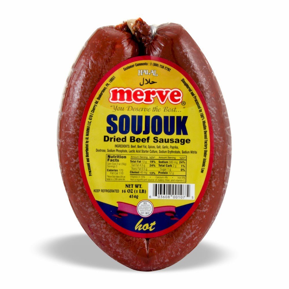 Ocfoodmarket Merve Beef Soujouk Hot R. 1lb Default Title