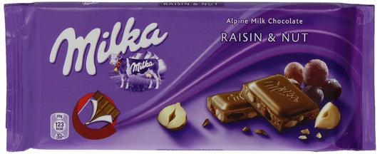 Ocfoodmarket Milka Max Raisins And Nuts Chocolate 270g Default Title