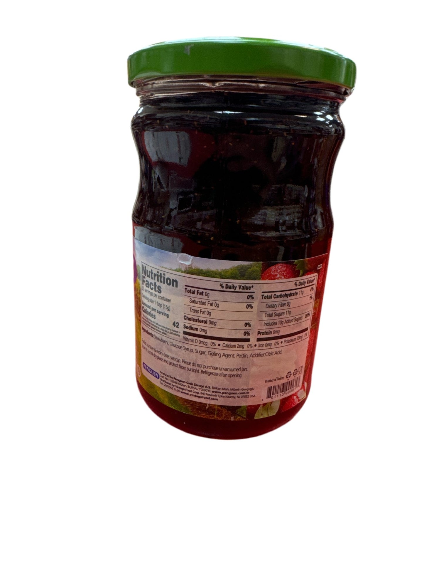 Penguin strawberry jam 800g