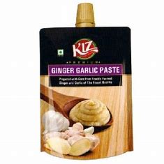 Resealable Squeeze Pouch Paste 7 OZ (200g) Select: Ginger, Garlic, Ginger Garlic Default Title