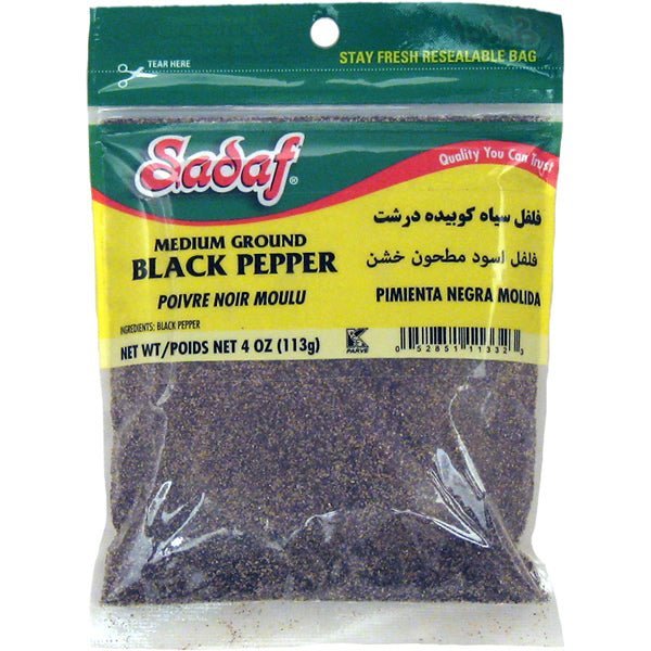 Sadaf Black Pepper Table Ground 4oz Default Title