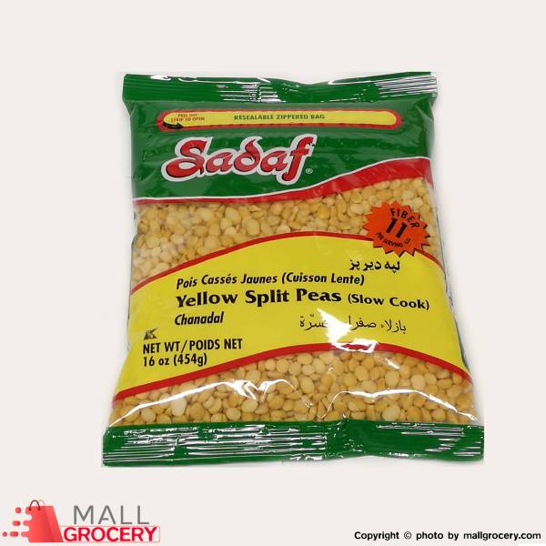 Sadaf Yellow Split Peas Slow Cook 16oz Default Title