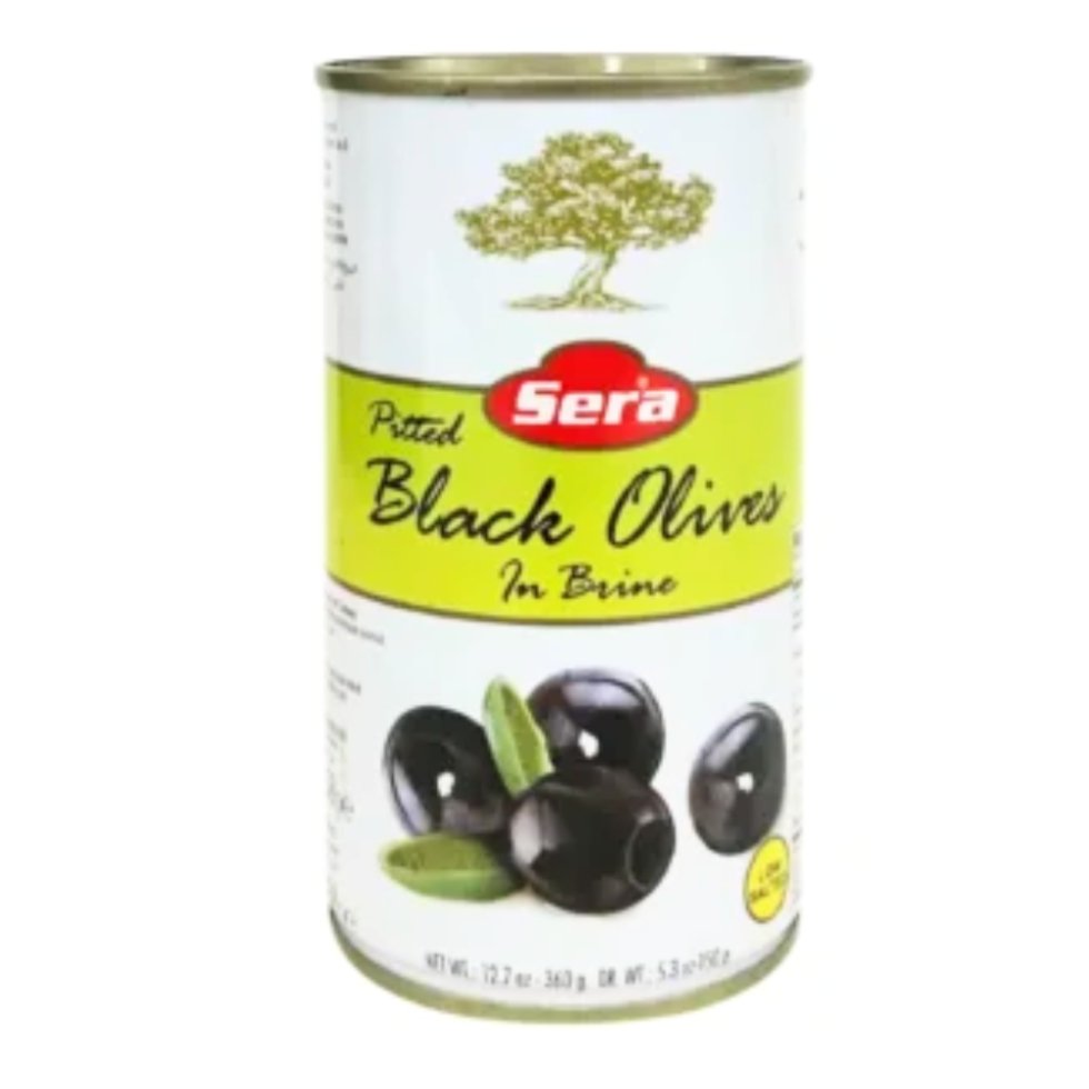 SERA OLIVES BLACK PITTED 360GR (avg. Lb) Per/lb Default Title