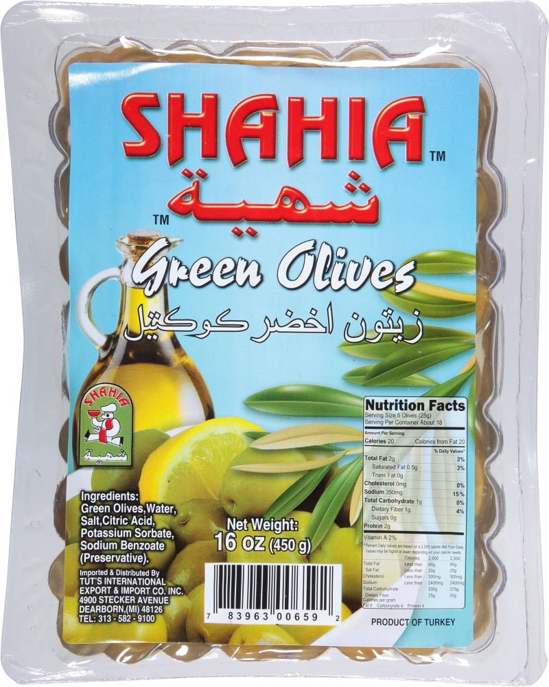 Shahia Whole Green Olives Default Title