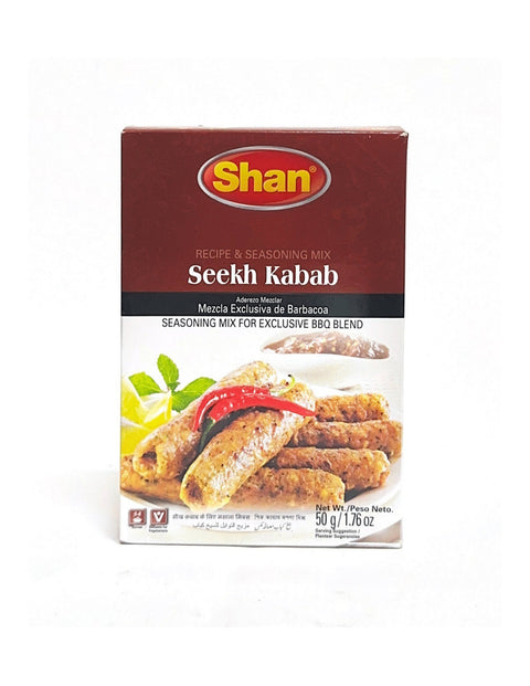 Shan Seekh Kabab Recipe & Seasoning Mix - 50g Default Title