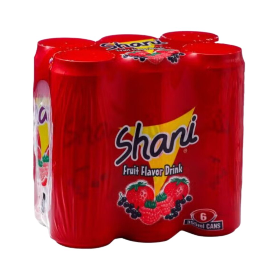 Shani Carbonated Fruit Flavour 6 Cans 250Ml Default Title