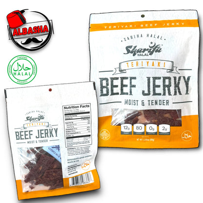 Sharifa beef jerky six flavors - halal (80g) Teriyaki