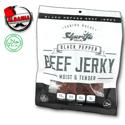 Sharifa beef jerky six flavors - halal (80g)