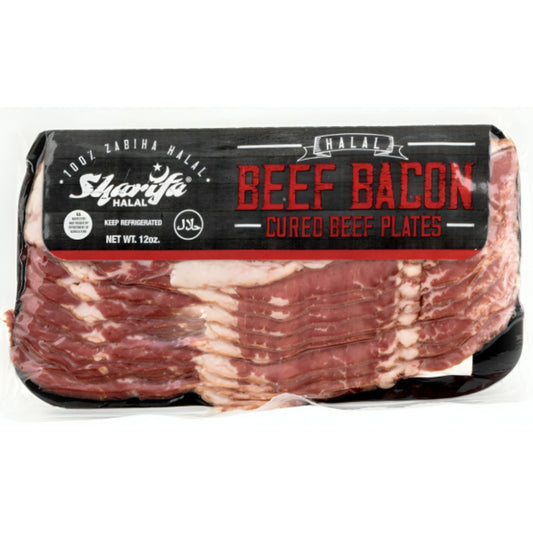 Sharifa Halal Beef Bacon 283G Default Title