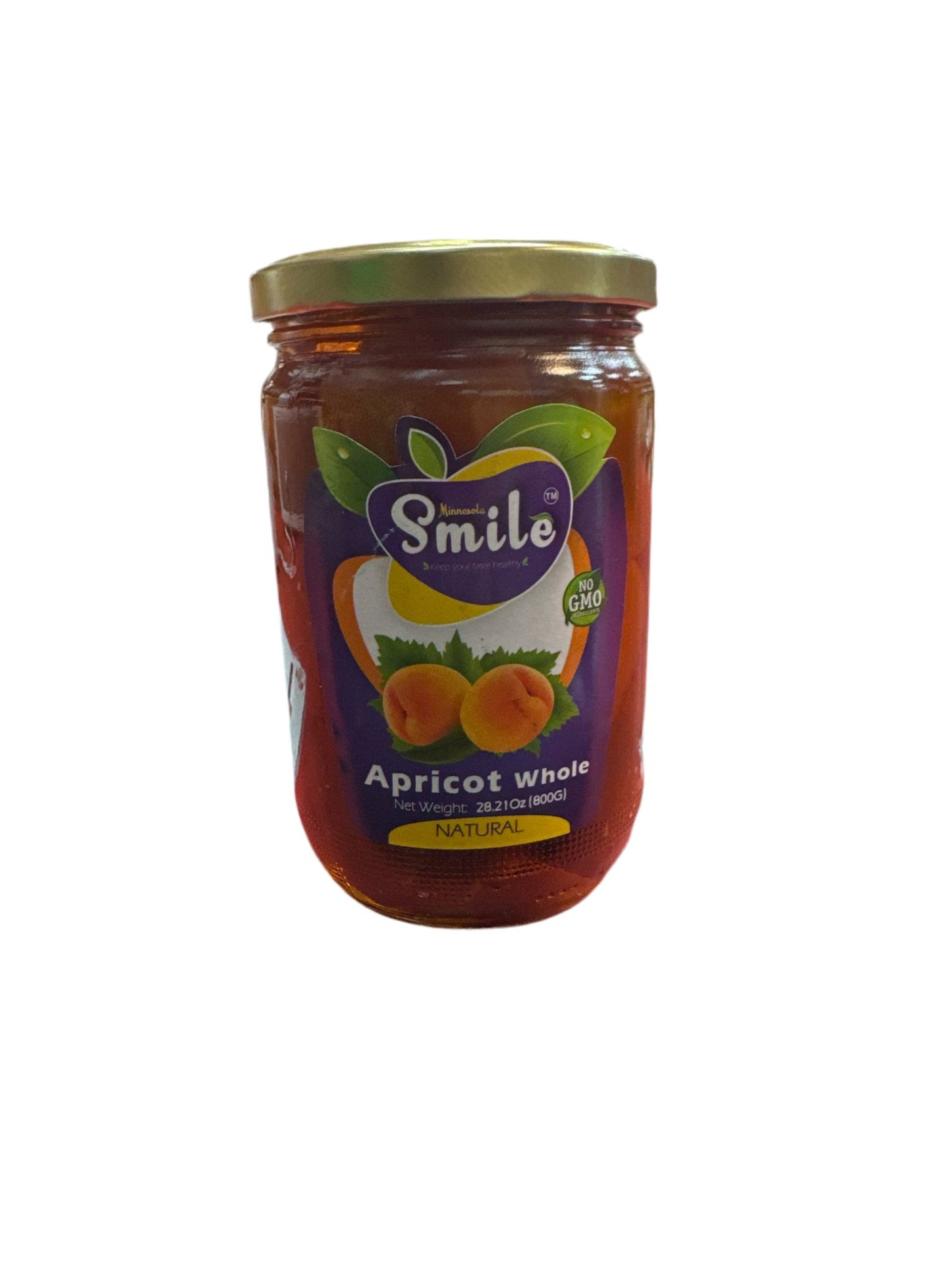 Smile Apricot whole jam 800g