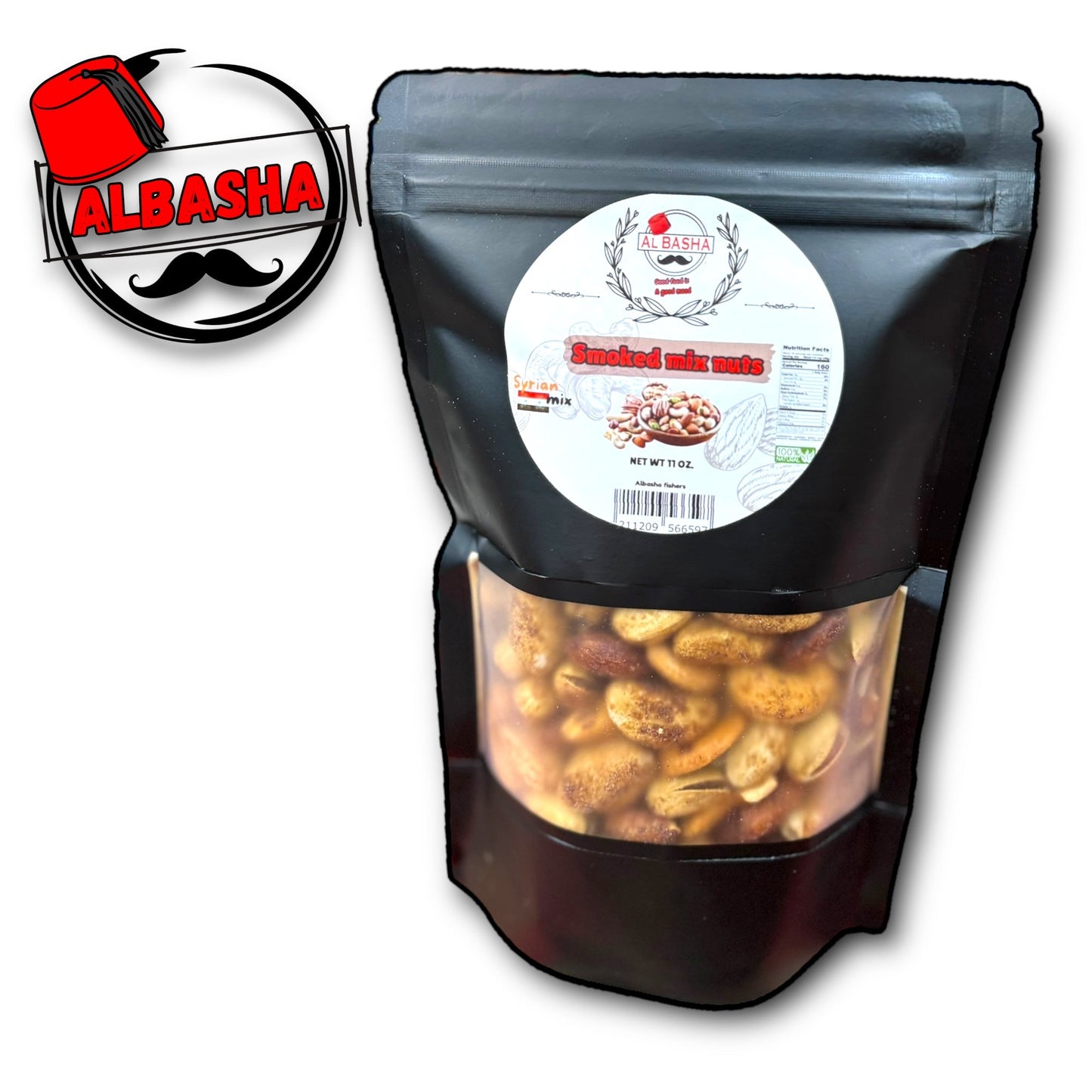 Smoked mix nuts