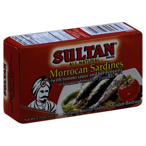 Sultan Sardines In Tomato Sauce And Hot Peppers 4.37oz Default Title