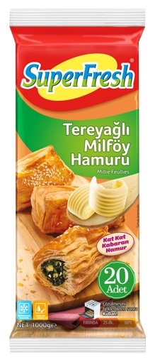 SuperFresh Tereyağlı Milföy 1000 Gr Default Title