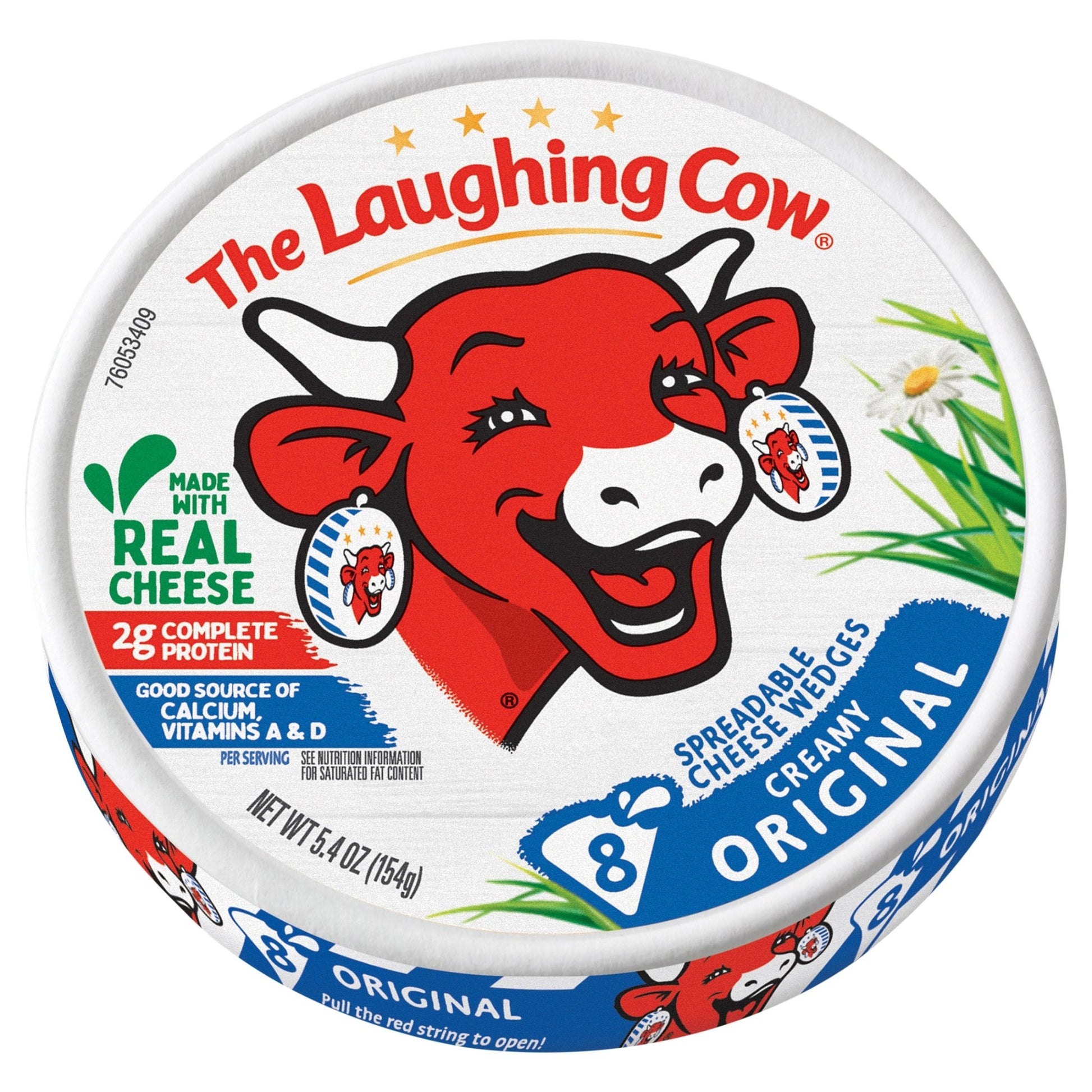 The Laughing Cow Original Creamy Swiss Spreadable Cheese Wedges - 6oz Default Title