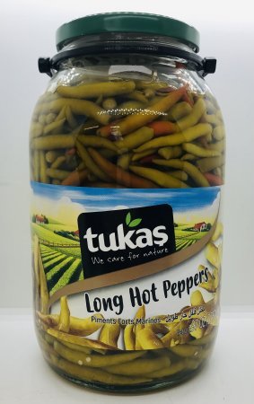 Tukas Long Hot Peppers 2750g Default Title