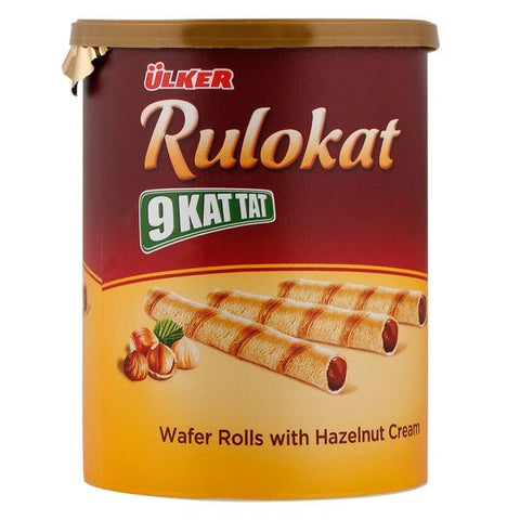 Ulker 9 Kat Tat Rulokat Chocolate Cream Wafer Rolls Default Title