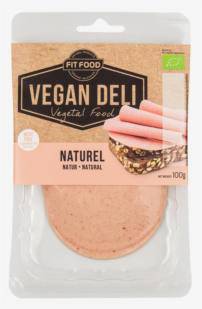 Vegan Deli Organic Natural Slices 100g Default Title