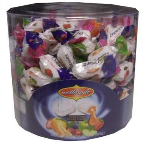 Wellmade Fruit Filled Chewy Candy (Wellmade) 800g (28.2 Oz) Default Title