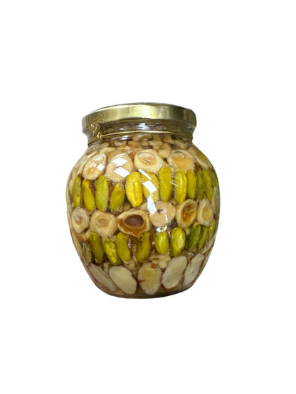 Wellmade Honey with nuts 450g