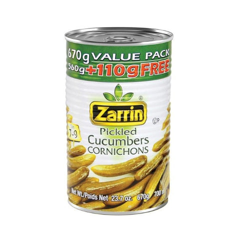 Zarrin Pickled Cucumbers – 670G