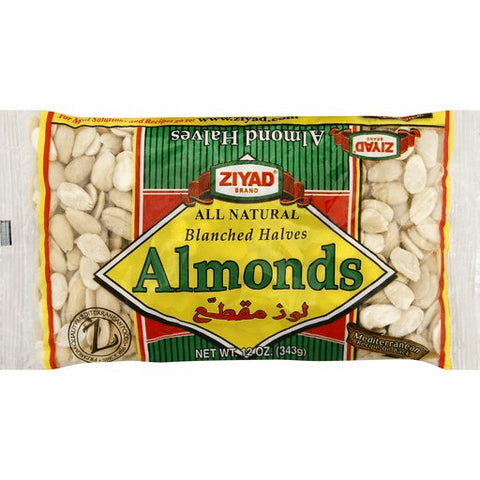 Ziyad Almonds, Blanched Halves Default Title