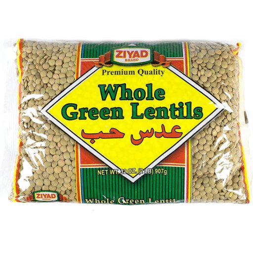 Ziyad Large Whole Green Lentils 2 Lb Default Title