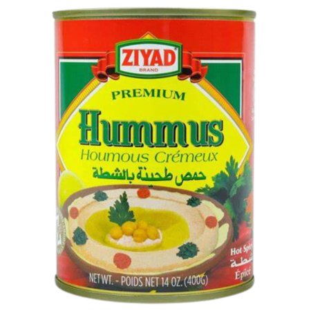 Ziyad Premium Hummus Hot Spicy Dip Tahini, 14 Oz Default Title